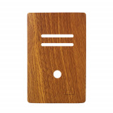 Placa p/ 2 Interruptores + furo 4x2 - Novara Cumaru